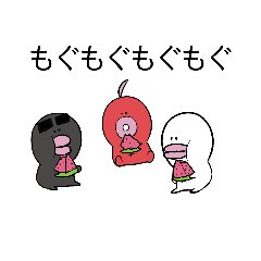 [LINEスタンプ] がんばれタラコ（夏）