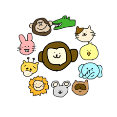 [LINEスタンプ] おさるのすたんぷぅ