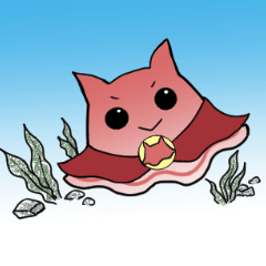 [LINEスタンプ] 海底戦隊 めんだこプリーズ