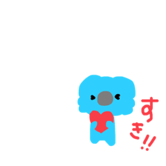 [LINEスタンプ] こあらときりんとさかなたち