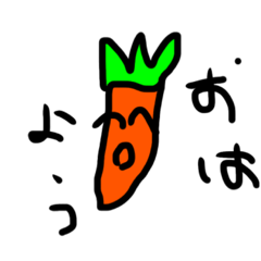 [LINEスタンプ] 人参マンさんの日常