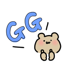 [LINEスタンプ] ゲーム ／ くま