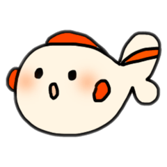 [LINEスタンプ] 金魚のピンポンパールさん