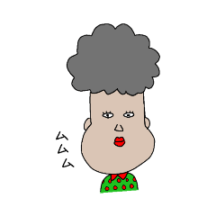[LINEスタンプ] アフロガールの集い