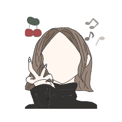 [LINEスタンプ] 顔なしちゃんスタンプ