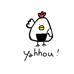 [LINEスタンプ] 天むす鳥