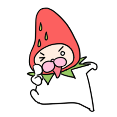 [LINEスタンプ] いちごあざらし