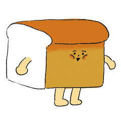 [LINEスタンプ] 食ぱんのいちろうくんの画像（メイン）