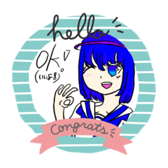 [LINEスタンプ] 宙夜＆波羅の日常スタンプ