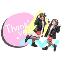 [LINEスタンプ] 仲良し三姉妹スタンプ♡