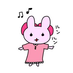 [LINEスタンプ] うさぎはともだちpart2