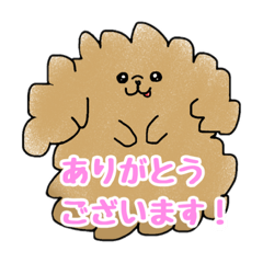 [LINEスタンプ] ふわゆるトイプー