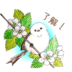 [LINEスタンプ] 雪の妖精 シマエナガちゃんと小鳥達