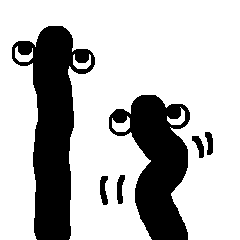 [LINEスタンプ] にょろにょろ君