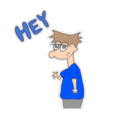 [LINEスタンプ] 少し個性的な男の子