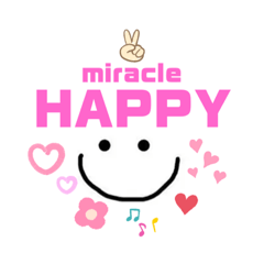 [LINEスタンプ] 毎日使うシンプルスタンプmiracle☆mk