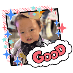 [LINEスタンプ] 男の子と愛犬