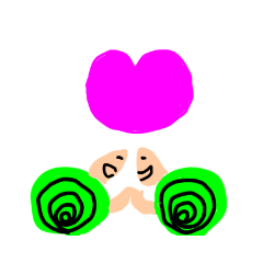 [LINEスタンプ] かたつむりん♪りん♪りん♪