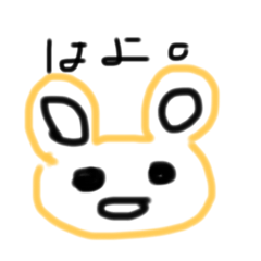 [LINEスタンプ] ただの手書きクマ