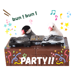 [LINEスタンプ] 味付け文鳥（日常ver.）