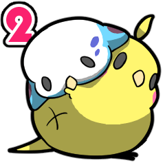 [LINEスタンプ] とりどりもふ鳥2