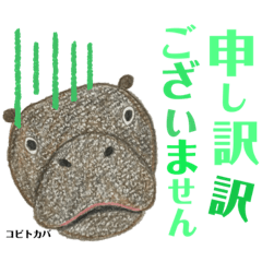 [LINEスタンプ] nanda zoo cookies 謝罪