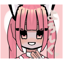 [LINEスタンプ] ピンク猫  ❣️