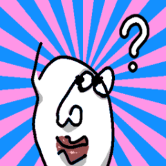 [LINEスタンプ] 目を閉じて描いたスタンプ そしてカエル