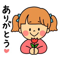 [LINEスタンプ] 小さな可愛い女の子。Part2