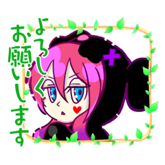 [LINEスタンプ] 女神と友達