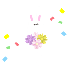 [LINEスタンプ] 漢うさぎの画像（メイン）