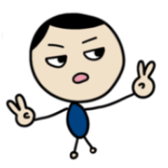 [LINEスタンプ] まめだまめお①