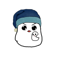 [LINEスタンプ] 気高き文鳥ばーぶ雪さん くらしっく