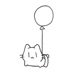 [LINEスタンプ] まったりねこ。