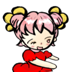 [LINEスタンプ] コトハちゃーんでーっす！