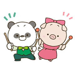 [LINEスタンプ] まーくん と とんとん