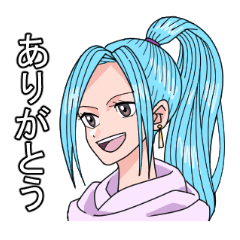 [LINEスタンプ] ONE PIECE ネフェルタリビビ