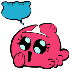 [LINEスタンプ] 幽霊金魚ちゃん