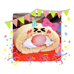 [LINEスタンプ] いちごろーるとココアろーる♪
