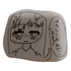 [LINEスタンプ] akuAオリジナルスタンプ