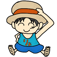 [LINEスタンプ] にこにこ ONE PIECE スタンプ