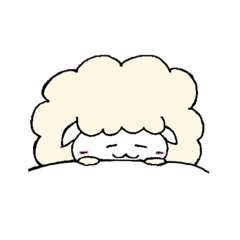 [LINEスタンプ] たれめひつじ