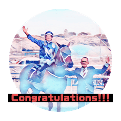[LINEスタンプ] 海外の競馬場その2