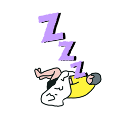 [LINEスタンプ] ずっと眠たいスタンプ