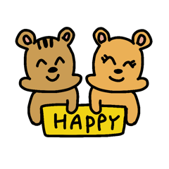 [LINEスタンプ] リスダラミの日常