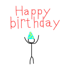 [LINEスタンプ] 棒人間の日常 No.2