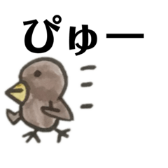 [LINEスタンプ] 毎日鳥まみれ(☆0☆)