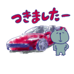 [LINEスタンプ] ゆるゆる顔でかねこちゃんスタンプ