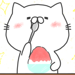 [LINEスタンプ] むにねこ夏スタンプ