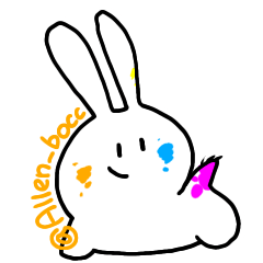 [LINEスタンプ] うさぎ(ver.ピースフル)